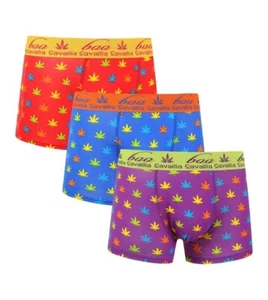 3 6 12 pares de calzoncillos boxer de bambú para hombre color ropa interior algodón hojas ricas S-XL - Imagen 1 de 1