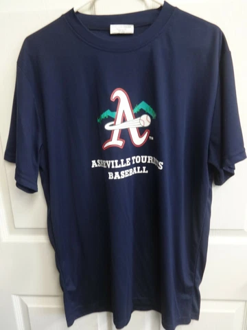 1990's MiLB Asheville Tourists SGA Pullover Baseball Jersey Men XL Ortho Sponsor Cover