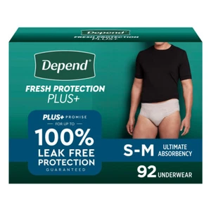 Depend Fresh Protection Plus Incontinence Underwear for Men, Ultimate Absorbency - Picture 1 of 9