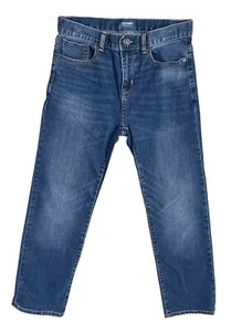 Old Navy Boy's Straight Jeans Adjustable Size 12 Husky Stretch - Picture 1 of 6