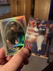 1995-2000 Jeff Bagwell 2 Card Lot Pinnacle Sportflix/UD Cooperstown Calling ๐๐ฅ - Picture 1 of 5
