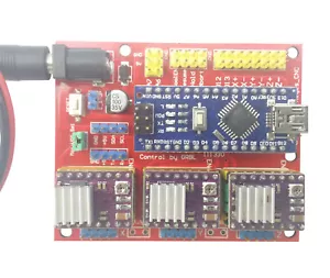 Arduino Nano CNC Schild 3-Achsen DRV8825 Schrittdreher Platine GRBL Maschinenkit - Bild 1 von 8