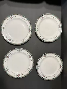Studio Nova Adirondack Y 2201 Southwest Aztec Design 4 Salad Plates 8 1/4” - Picture 1 of 12