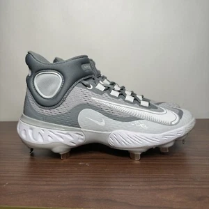 Nike Alpha Hurache Elite 4 Mid Baseballschuhe grau Herren 7,5 - Bild 1 von 8