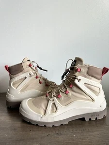 Palladium Pampa Lite+ Cage Waterproof Canvas Beige Womens US 8 - Picture 1 of 8
