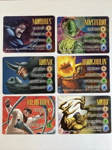 (6) 1995 MARVEL OVERPOWER COLLECTABLE CARD GAME "CHARACTER CARDS" Spiderman - Picture 1 of 6