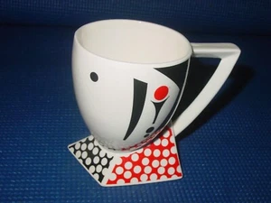 KATO KOGEI KERAMIKTASSE BECHER ALPHA 3 SOTTSASS POST MODERN FUJIMORI SAMMLUNG FAN - Bild 1 von 6