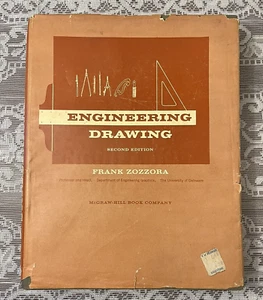 Engineering Drawing 2nd Edition Frank Zozzora McGraw-Hill 1958 Illustrated - Picture 1 of 18