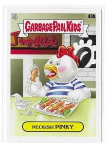 Topps Garbage Pail Kids 2021 GPK Food Fight Peckish Pinky 43b - Imagen 1 de 2
