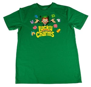 Lucky Charms Leprechaun St. Patrick's Day T-Shirt Boys 18 XXL Green Short Sleeve - Picture 1 of 4