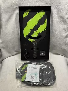 WARPING POINT GREEN Carbon Fiber Pickleball Paddle Aero Throat (2024 USAPA) 16mm - Picture 1 of 4