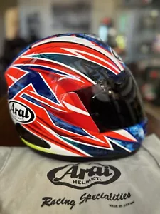 Arai Corsair-X Ai Ogura Motorcycle Helmet - Size M - NEAR MINT - Picture 1 of 11
