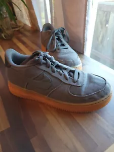 Nike Air Force 1 Low Premium Grey Gum buttoms 2018 AQ0117-001 - Picture 1 of 6