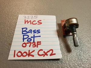 📈MCS BASS POT 100K 3225 STEREO RECEIVER - Picture 1 of 4