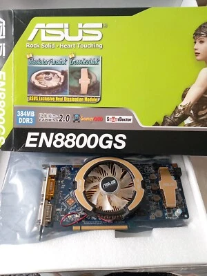 ASUS EN8800GS/HTDP/384MB DDR3 Video Memory/ Powered By NVIDIA/ Dual DVI/D & More - Image 1 of 4