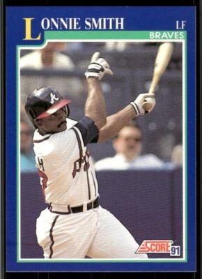 1991 Score #543 Lonnie Smith - Image 1 of 2
