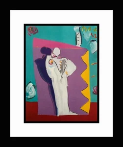 Peter Max • 1993 'Deco Man' Custom Framed Art Print - Picture 1 of 1