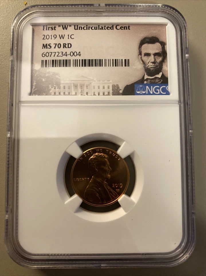 2019-W 1c Lincoln Shield Cent NGC MS70RD - Image 1 of 4