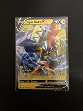 Tapu Koko V 072/202 Sword & Shield Base Set ULTRA RARE Pokemon Card NEAR  MINT