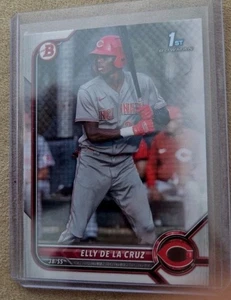 2022 1st Bowman Elly De LA Cruz Rookie Paper Cincinnati Reds 🔥 - Bild 1 von 4