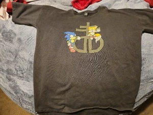 Drop Dead Clothing X Sonic The Hedgehog 25th Anniversary Collab Shirt Size Large - Picture 1 of 5