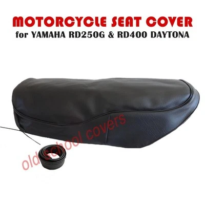 MOTORCYCLE SEAT COVER YAMAHA RD250G & RD400 DAYTONA  INC SEAT STRAP — 第 1/2 张图片