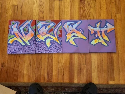 Banksy Death NYC Граффити Искусство Оригинал Уникальный King NEST Большой Коп Смерть Нью-Йорк  - Изображение 1 из 4