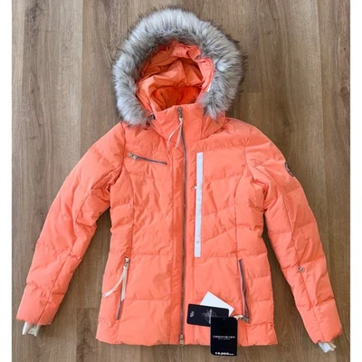 Chaqueta de plumón Obermeyer Circe para mujer nueva con etiquetas - talla 2 (regular) - melón Foto 1 de 4