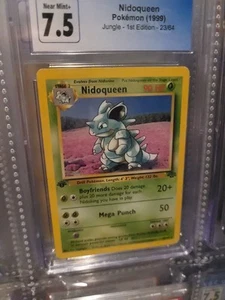 Nidoqueen 23/64 Jungle-1st Edition Regular CCG 7.5-8 - Picture 1 of 2