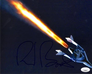 Foto autógrafa firmada por Richard Branson 8x10 - Virgin Galactic Flight con certificado de autenticidad JSA - Imagen 1 de 4