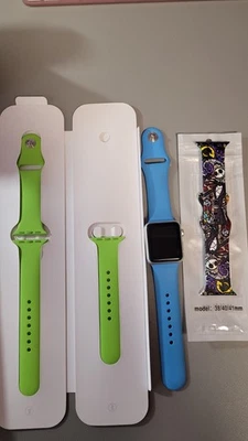 Apple Watch 7000Series 38mm Silber The Nightmare Before Christmas Armbänder ROSA - Bild 1 von 4