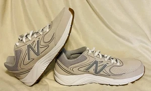 New Balance 840  Womens WW840GY2 White Gray Walking Running Shoes Size 11 B - Picture 1 of 5