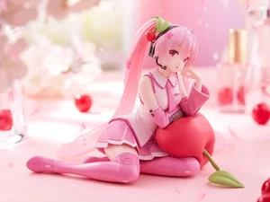 Vocaloid Desktop Cute Sakura Miku (Cherry Cushion Ver.) Figur - Bild 1 von 6
