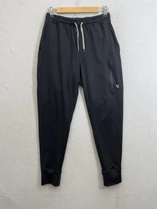 VUORI Sunday Joggers Men’s Small Black Zipper Pockets Athletic Loungewear - Picture 1 of 9