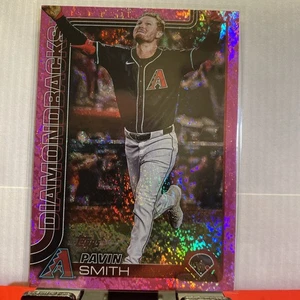 2025 Topps Series 2 Pavin Smith #567 Pink Holofoil Parallel Diamondbacks - Picture 1 of 2