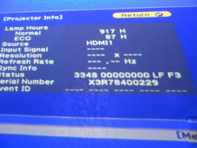 Epson PowerLite 680  XGA Ultra Short Throw Projector With 917 HOURS! - Image 1 of 4