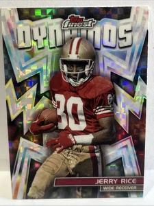 Jerry Rice 2024 Topps Finest Dynamos Checkerboard Refractor SP #DYN-28 - Picture 1 of 2