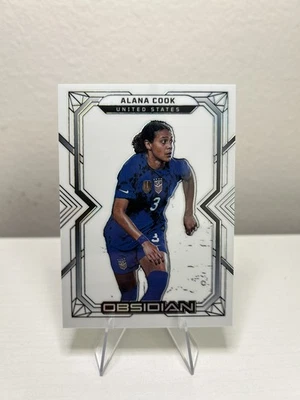 Alana Cook 2022-23 Panini Obsidian Electric Etch Contra White Flood  /9 USWNT - Image 1 of 2