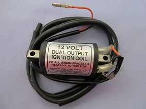 BOBINA 4 NORTON TRIUMPH BSA BOYER BRANSDEN 12V 12 VOLTIOS DOBLE SALIDA ENCENDIDO *** - Imagen 1 de 1