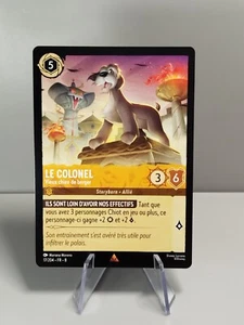 Carte LORCANA FR - Chapitre 8 17/204 Le Colonel Rare non Foil Neuf - Imagen 1 de 2