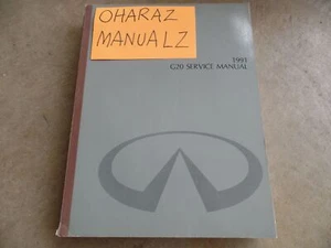 1991 Infiniti G20 Service Manual OEM - Picture 1 of 3