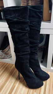 Original Sergio Rossi High-Heel Plateau Stiefel 41 40,5 NP 1200€ Vintage - Bild 1 von 8