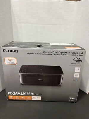 Canon PIXMA MG3620 Wireless All-In-One Inkjet Printer INK INCLUDED Black NEW - Image 1 of 4