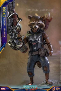 Hot Toys Mms411 1/6 Guardianes de la Galaxia Vol. 2 Rocket (versión Deluxe) Acción - Imagen 1 de 12