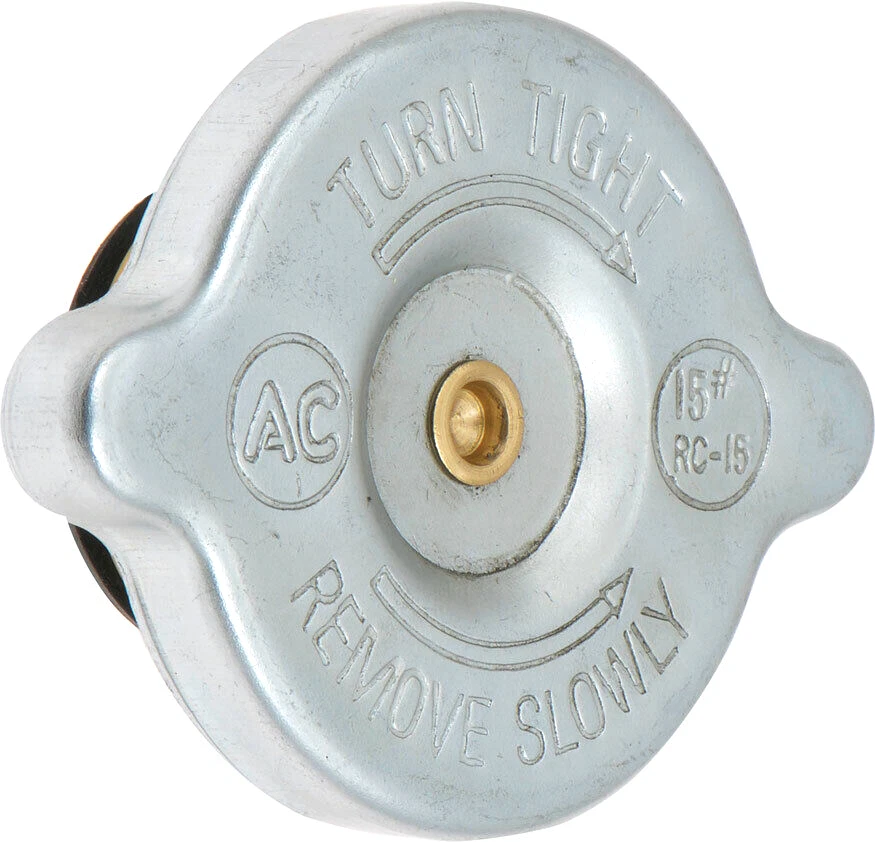 OER RC-15 Radiator Cap 15 lbs; With Hollow Rivet Design 1957-1973 GM Models - Image 1 of 4