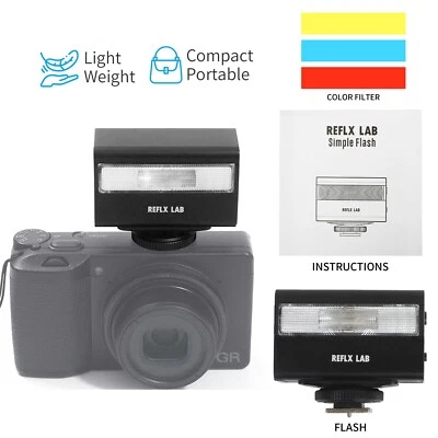 3 Filters Portable  Camera Flashlight  For Canon Nikon Digital And Film Cameras - Image 1 of 4