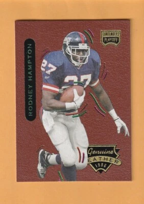 Rodney Hampton New York Giants 1996 Contenders Leather Georgia Bulldogs 3J - Image 1 of 2