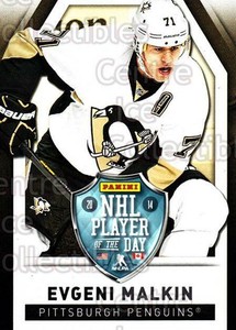 2013-14 Panini Player of the Day #5 Evgeni Malkin