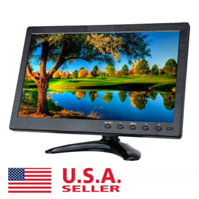 10.1" IPS LCD Screen Security Monitor for PC Gaming CCTV Raspberry Pi PS4 DSLR - Image 1 of 4