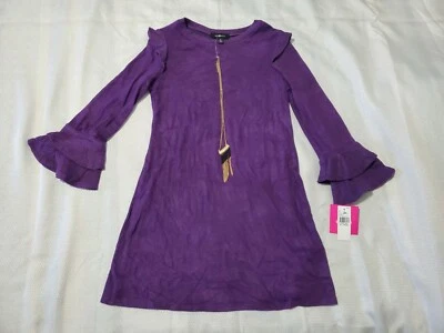 Vestido Suéter Amy Byer Niñas Manga Larga Sin Cuello XL B2 Foto 1 de 4